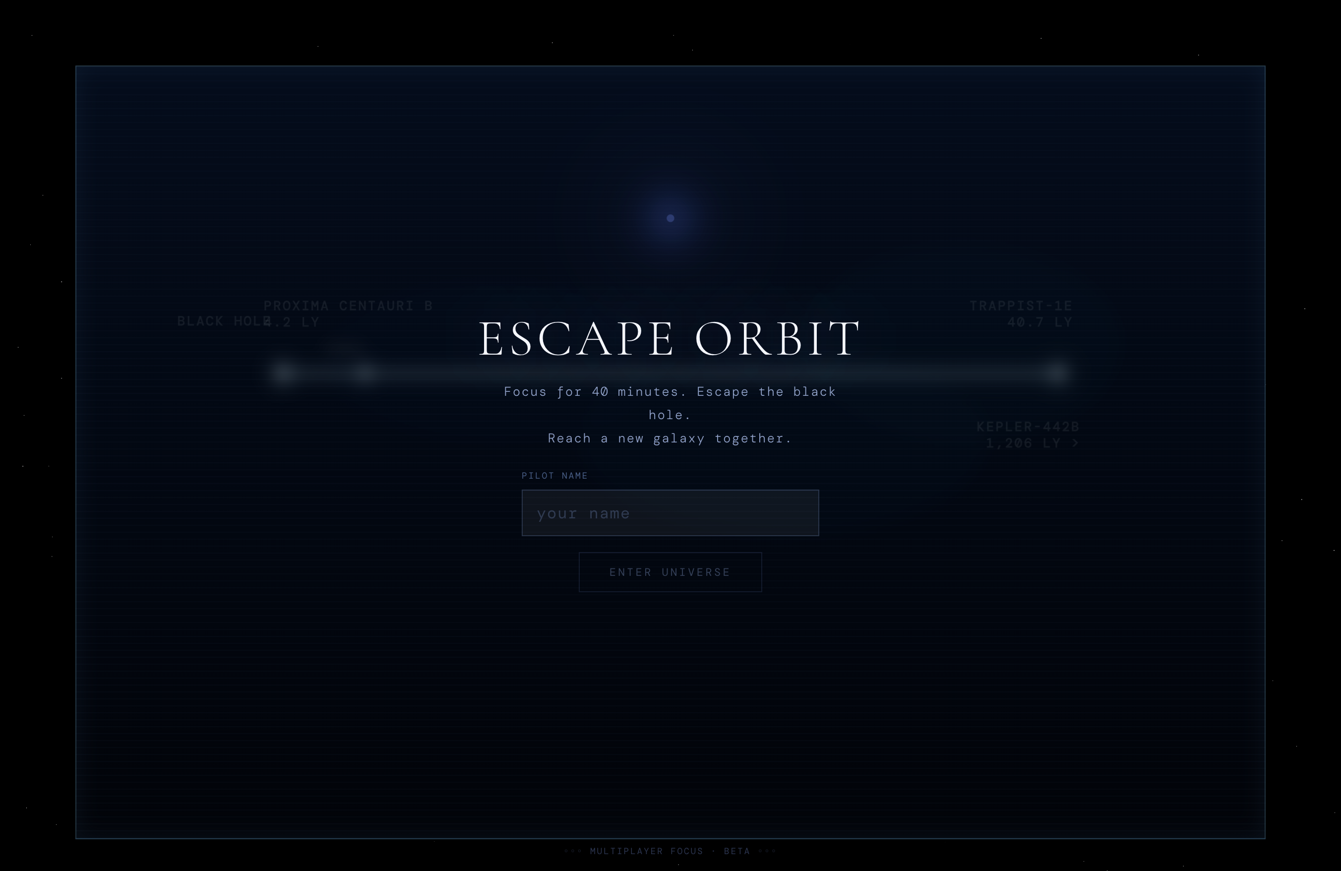 Escape Orbit